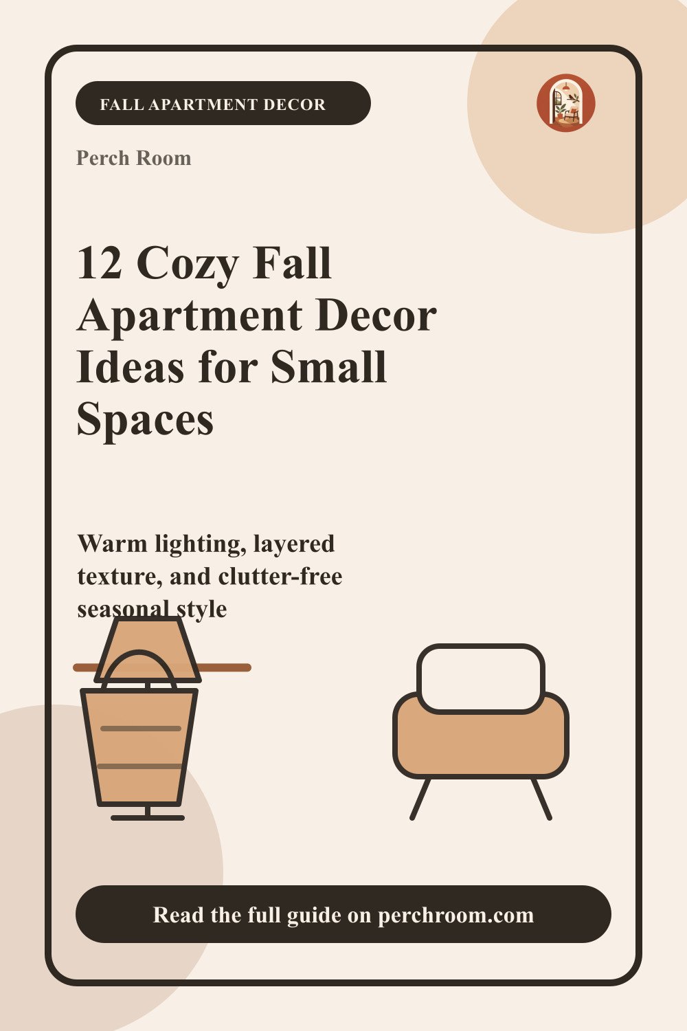 Cozy fall apartment decor ideas for small spaces